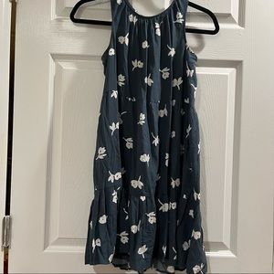 Loft Blue Floral Dress